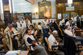 مراسم دعای کلیمیان برای سلامتی مقام معظم رهبری بمناسبت دهه فجر 